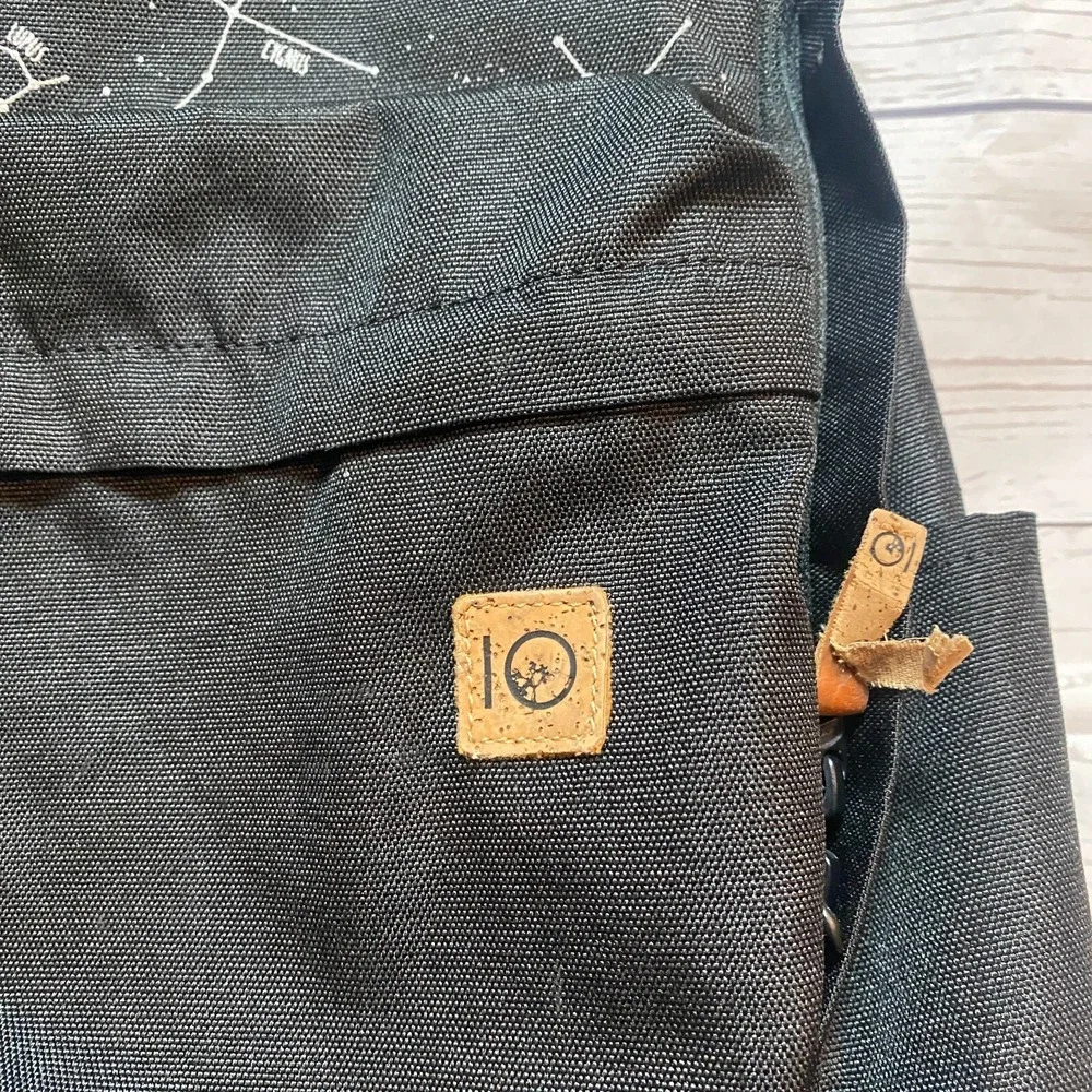 Constellation Astrology Backpack School Bag Black w/ Stephen Hawking Quote by 10
